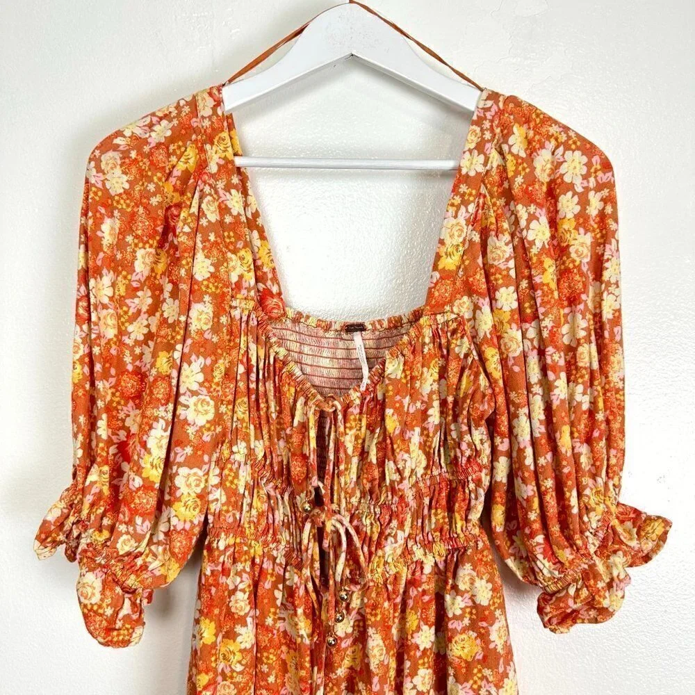 FREE PEOPLE Show Me Love Romper in Original Combo Size X-Small